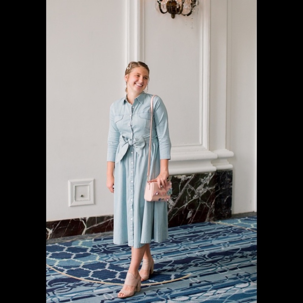 Dainty Jewells Madison Park NWT denim dress